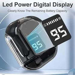 Smart TWS Bluetooth Earbuds with Digital Display | ENC Mic | Touch Control | Type-C Fast Charging | Waterproof | Gaming Mode