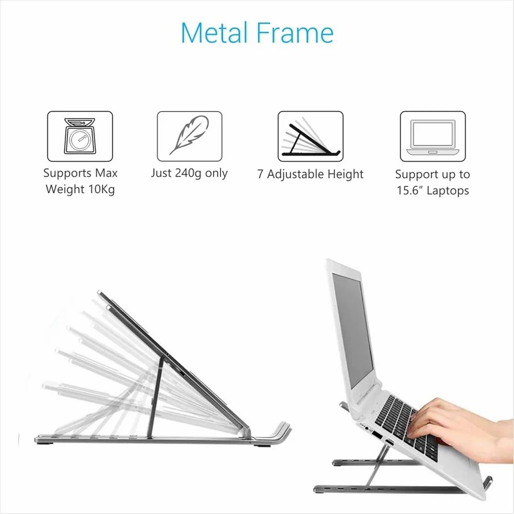 Laptop Adjustable stand aluminum.