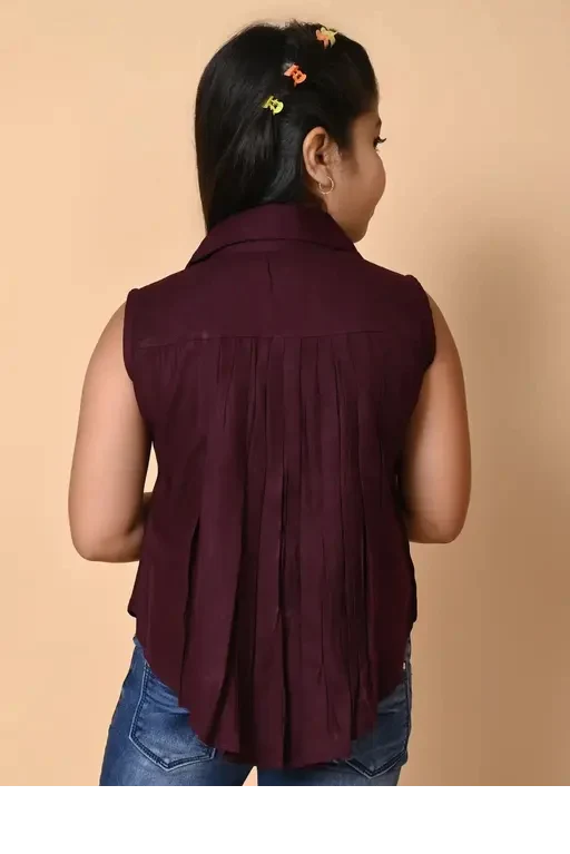 FANCY GRACEFUL KIDS GIRLS UP-DOWN STYLISH TOP